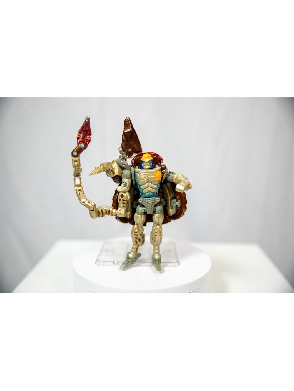 1997 Transformers Beast Wars Rattrap Deluxe Transmetals Action Figure Incomplete
